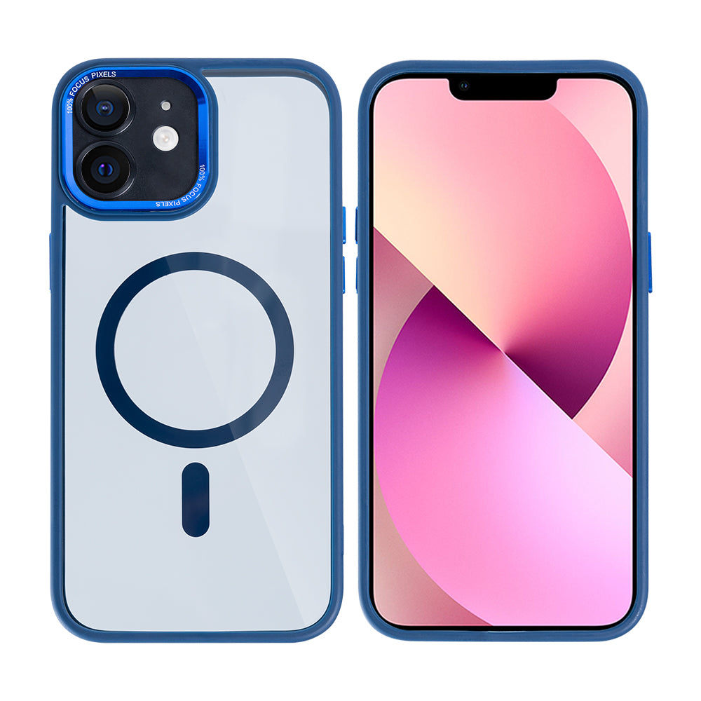 Rixus Classic 04 Case With MagSafe For iPhone 11 Dark Blue