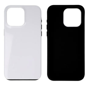 Forward FW-S-10V 3D Sublimation Phone Case 2 in 1 Big Hole (Uncoated) For iPhone 15 Pro Max (5pcs)