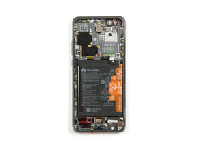 Huawei P40 Pro Display And Digitizer With Frame Black Service Pack