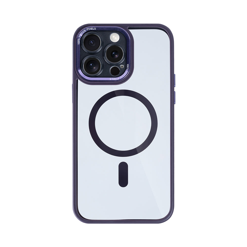 Rixus Classic 04 Case With MagSafe For iPhone 14 Pro Purple