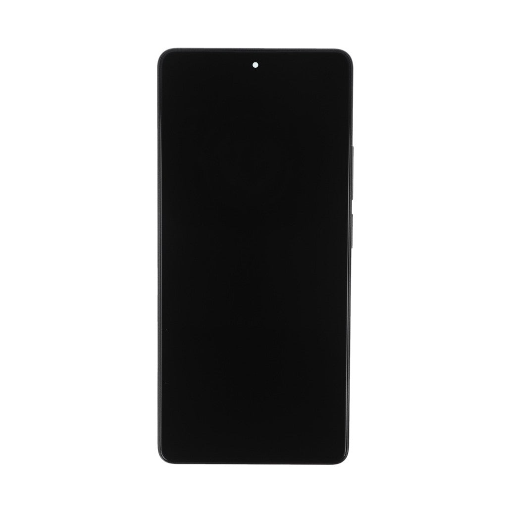Xiaomi Redmi Note 13 Pro 4G Display And Digitizer With Frame Midnight Black Service Pack