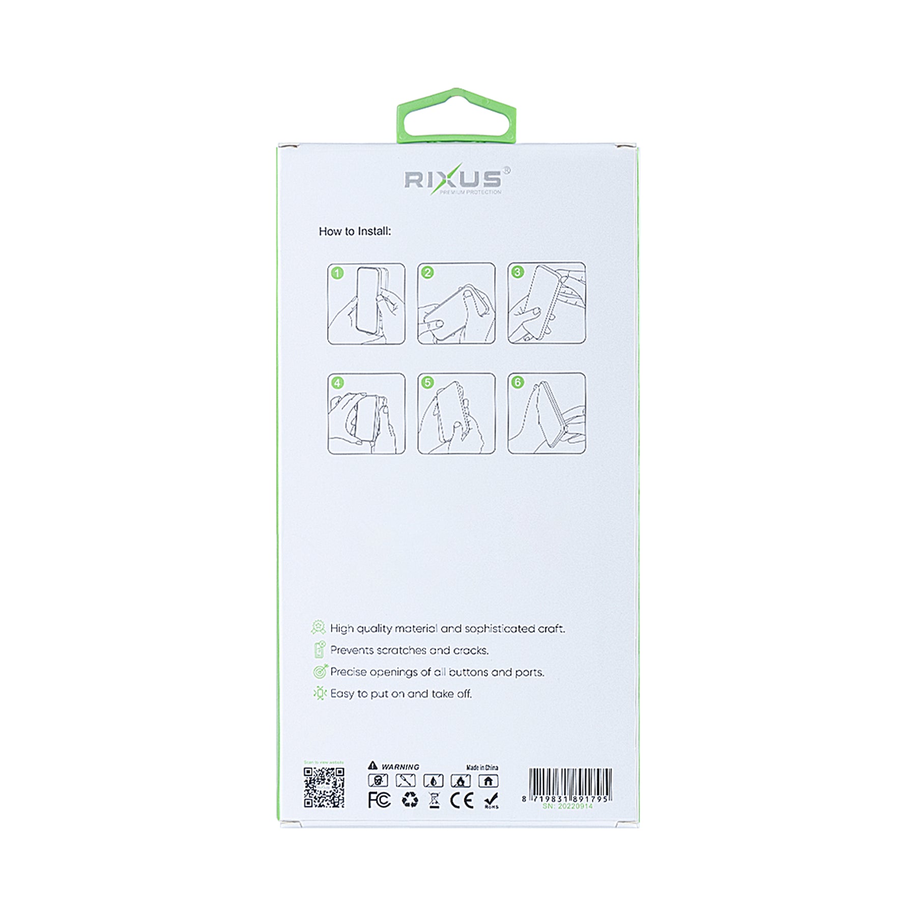 Rixus For iPhone 16 Plus Anti-Burst Case With MagSafe Transparent