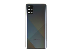 Samsung Galaxy A71 A715F Back Cover Prism Crush Black (+ Lens)