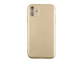 Rixus For iPhone 11 Soft TPU Phone Case Gold