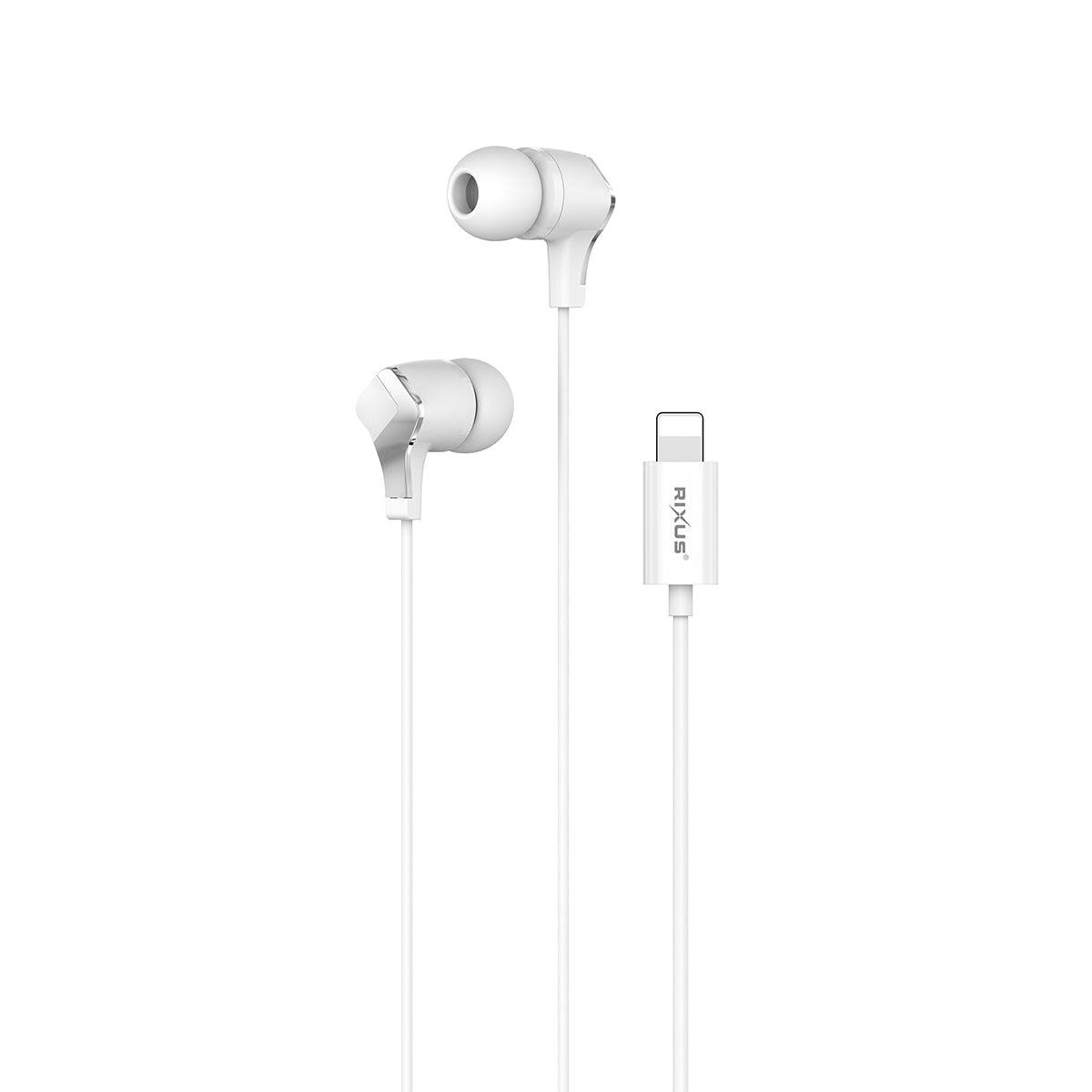 Rixus RXHD18L Stereo In-Ear Lightning Earphone