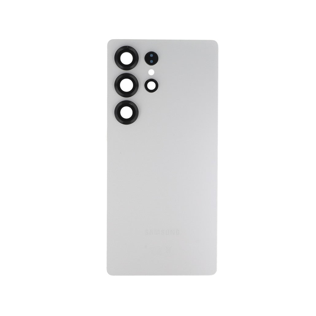 Samsung Galaxy S25 Ultra S938B Back Cover Titanium White Silver With Lens Original
