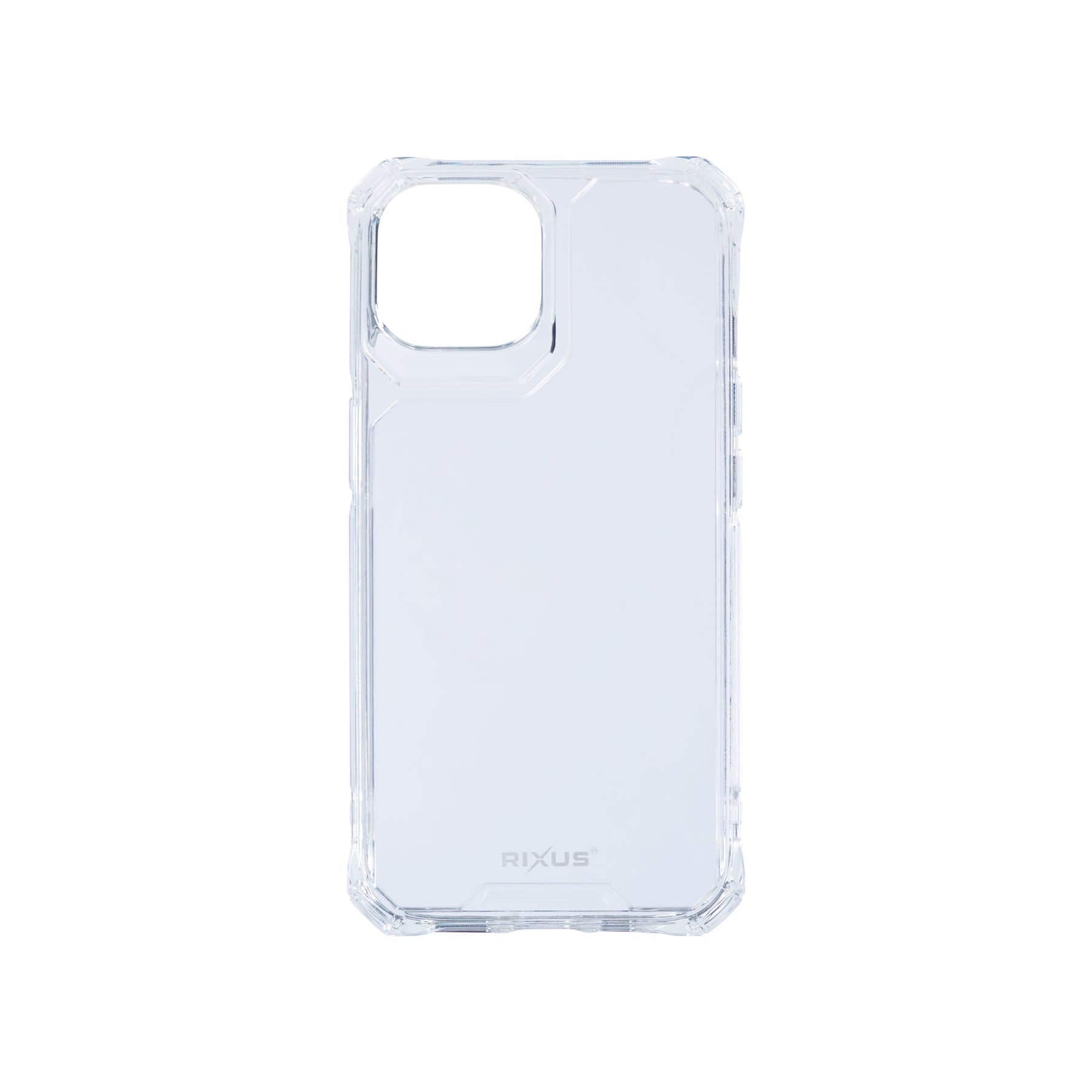 Rixus For iPhone 15 Armor-X Anti Shock Case Transparent