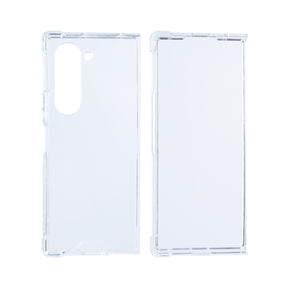 Rixus For Samsung Galaxy Z Fold6 Anti-Burst Case Clear