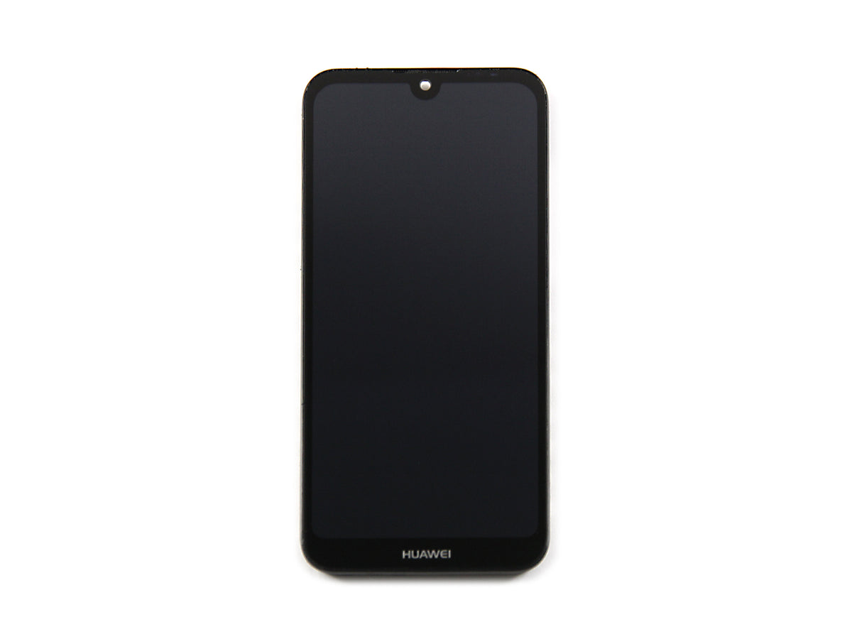 Huawei Y5 (2019) Display And Digitizer With Frame Black Service Pack