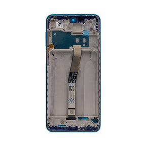 Xiaomi Redmi Note 9S Display and Digitizer With Frame Blue Service Pack