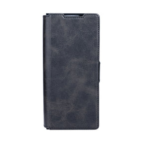 Rixus Wallet  Case For Samsung Galaxy Z Fold 6 With Pen Holder Black