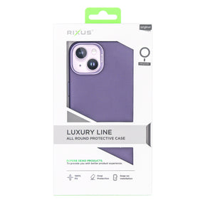 Rixus Classic 02 Case With MagSafe For iPhone 13 Purple