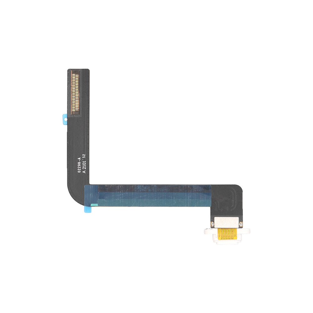 For iPad 9 (2021) 10.2, iPad 8 (2020) 10.2, iPad 7 (2019) 10.2 System Connector Flex White