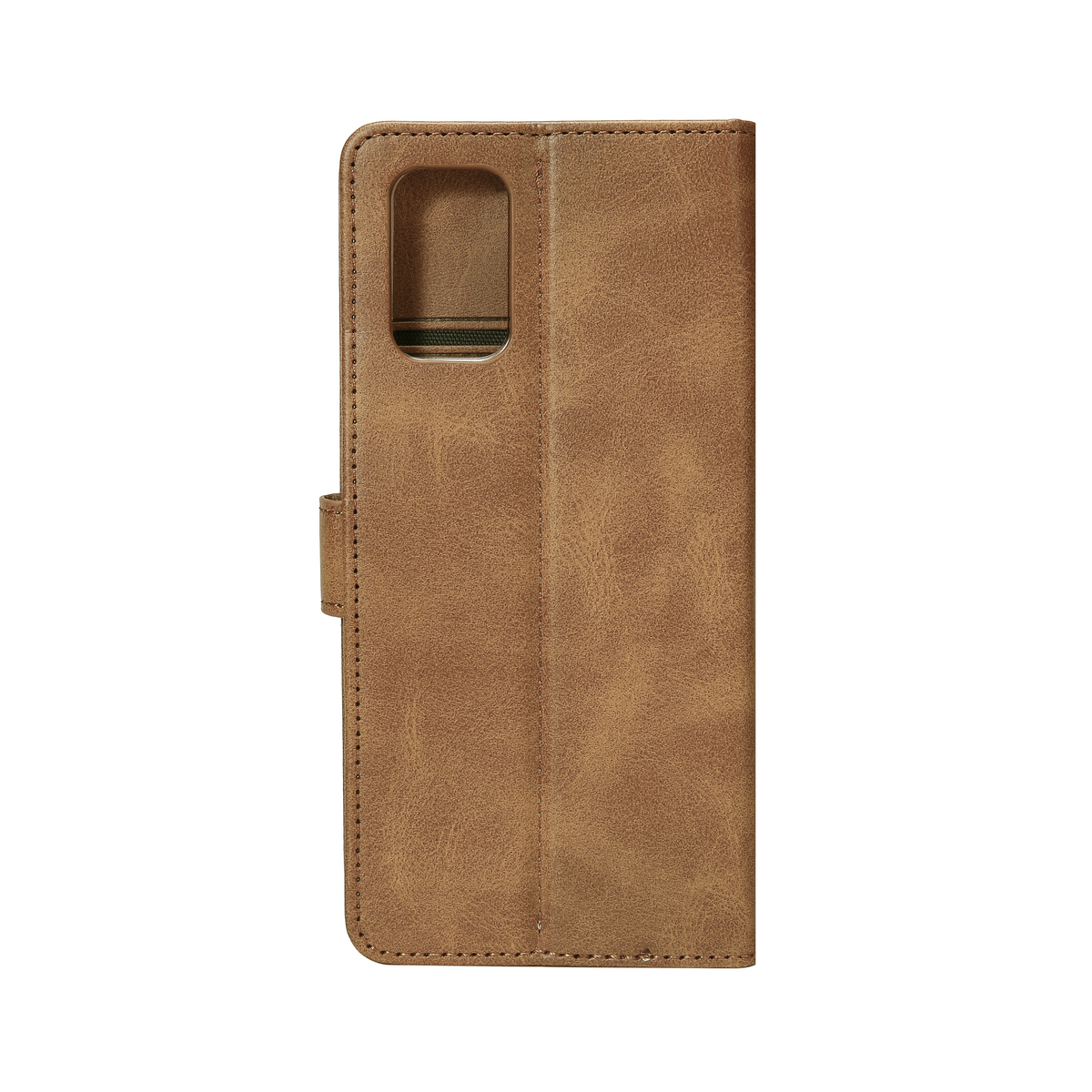 Rixus Bookcase For Samsung Galaxy A71 A715F Light Brown