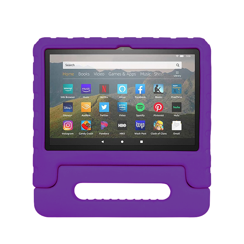 Rixus RXTC06 For iPad Pro 11 (2024, 2022, 2021, 2020, 2018), iPad Air 4, Air 5 10.9''  Tablet Kids Case Purple