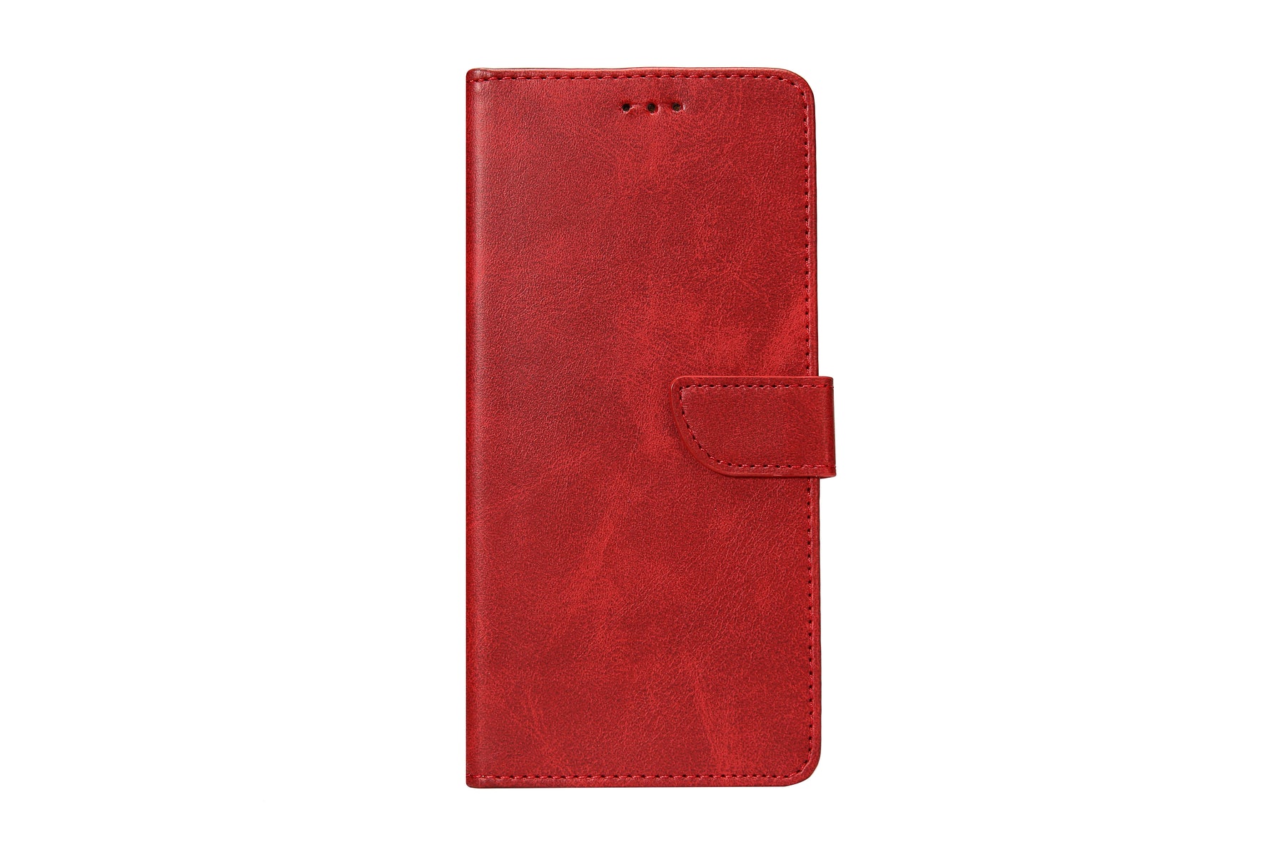 Rixus Bookcase For iPhone 15 Pro Dark Red