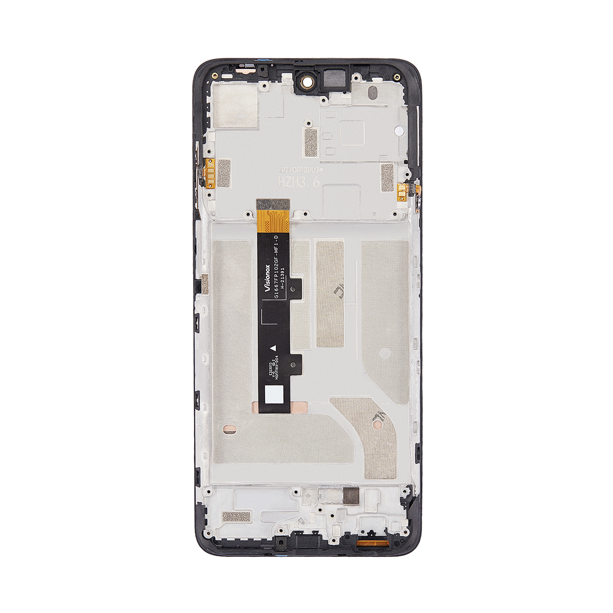Motorola Edge 20 Lite XT2139 Display And Digitizer With Frame Electric Graphite Service Pack