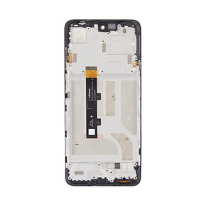 Motorola Edge 20 Lite XT2139 Display And Digitizer With Frame Electric Graphite Service Pack