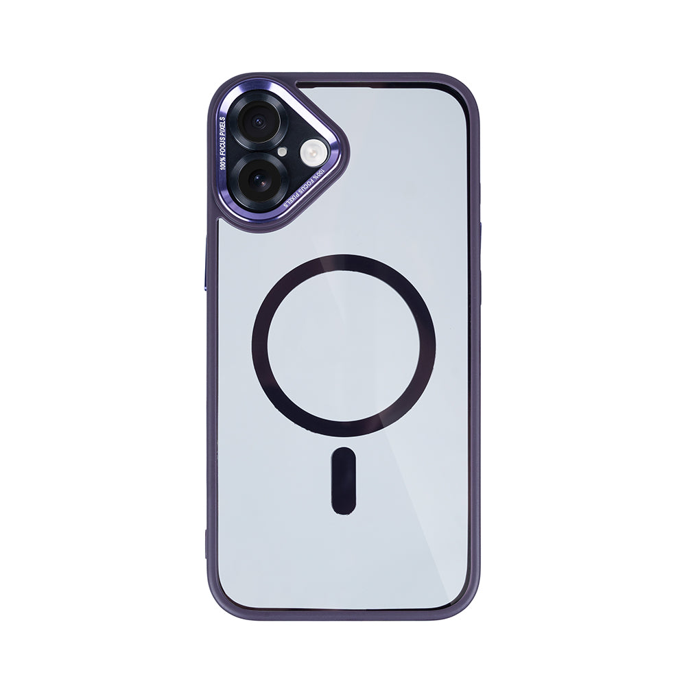 Rixus Classic 04 Case With MagSafe For iPhone 16 Plus Purple