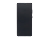 Samsung Galaxy S21 Ultra 5G G998B Display And Digitizer With Frame Phantom Black Service Pack