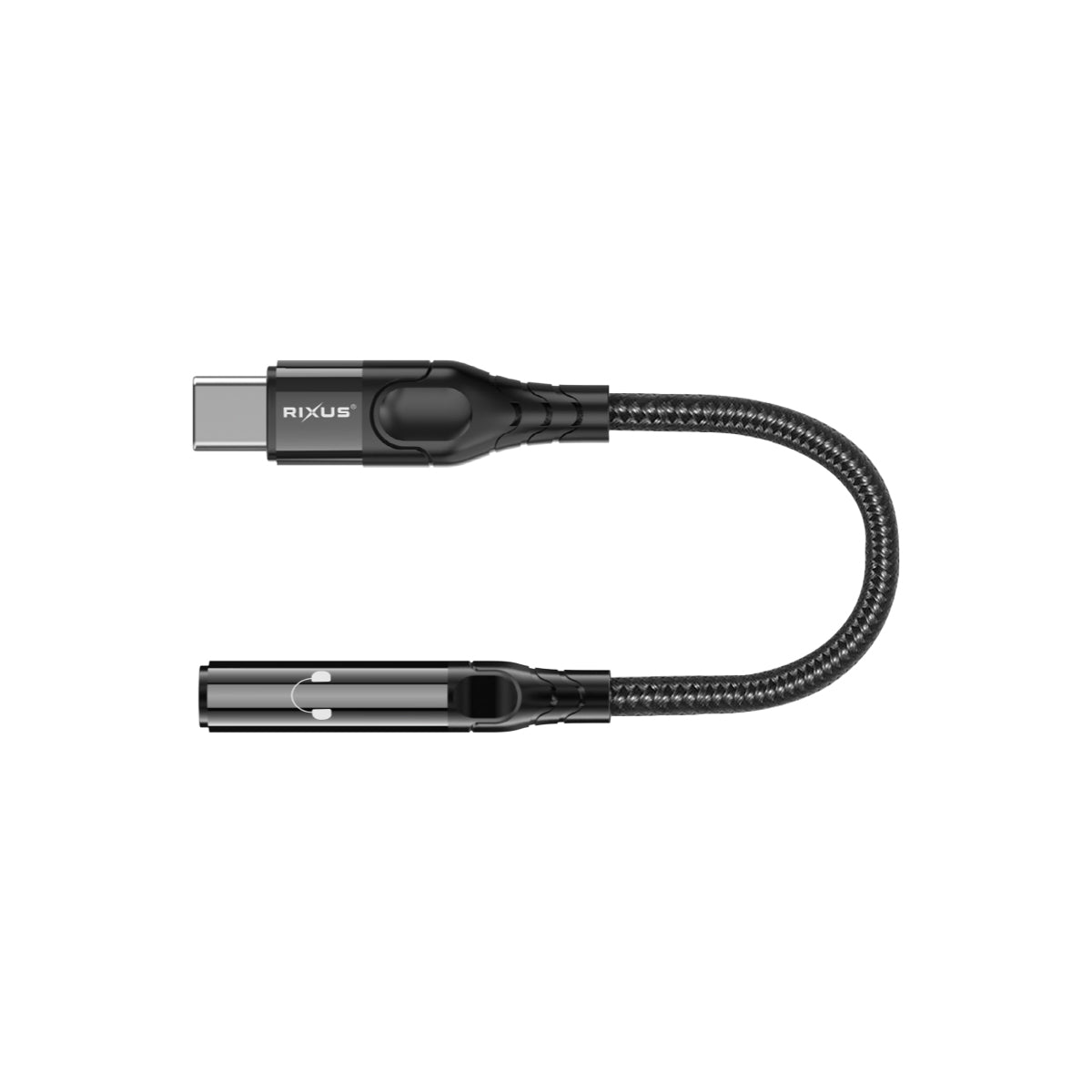 Rixus RXMU36C USB-C to 3.5mm Audio Adapter Female 10cm