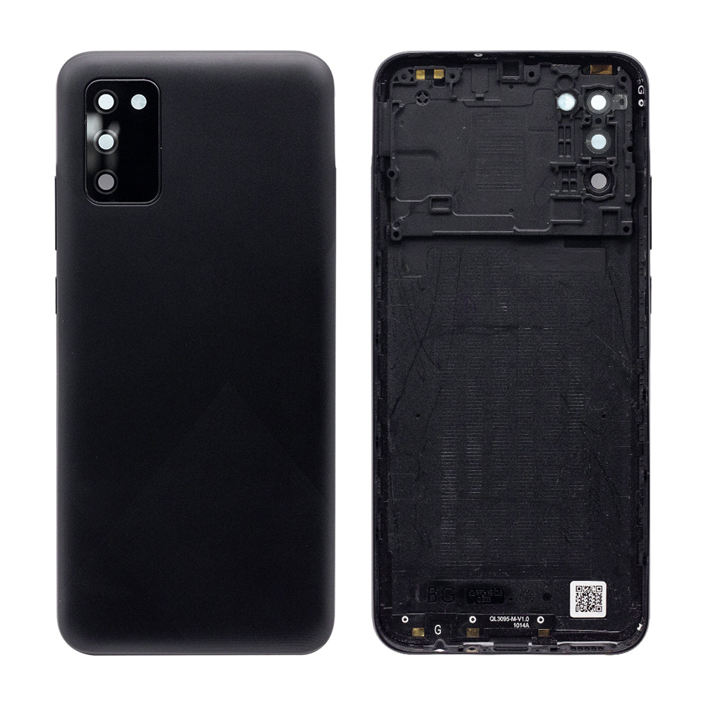 Samsung Galaxy A02s A025F Back Cover Black (+ Lens)