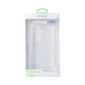 Rixus Anti-Burst Case For Samsung Galaxy S25 S931B Transparent