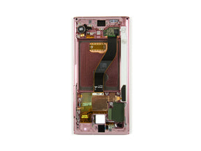 Samsung Galaxy Note 10 N970F Display and Digitizer Complete Aura Pink Service Pack