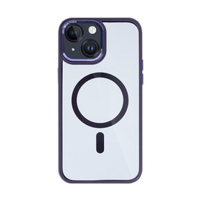 Rixus Classic 04 Case With MagSafe For iPhone 15 Purple