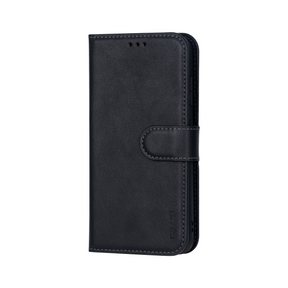 Rixus For Samsung Galaxy S24 S921B Duo Magnetic Detachable Wallet Black