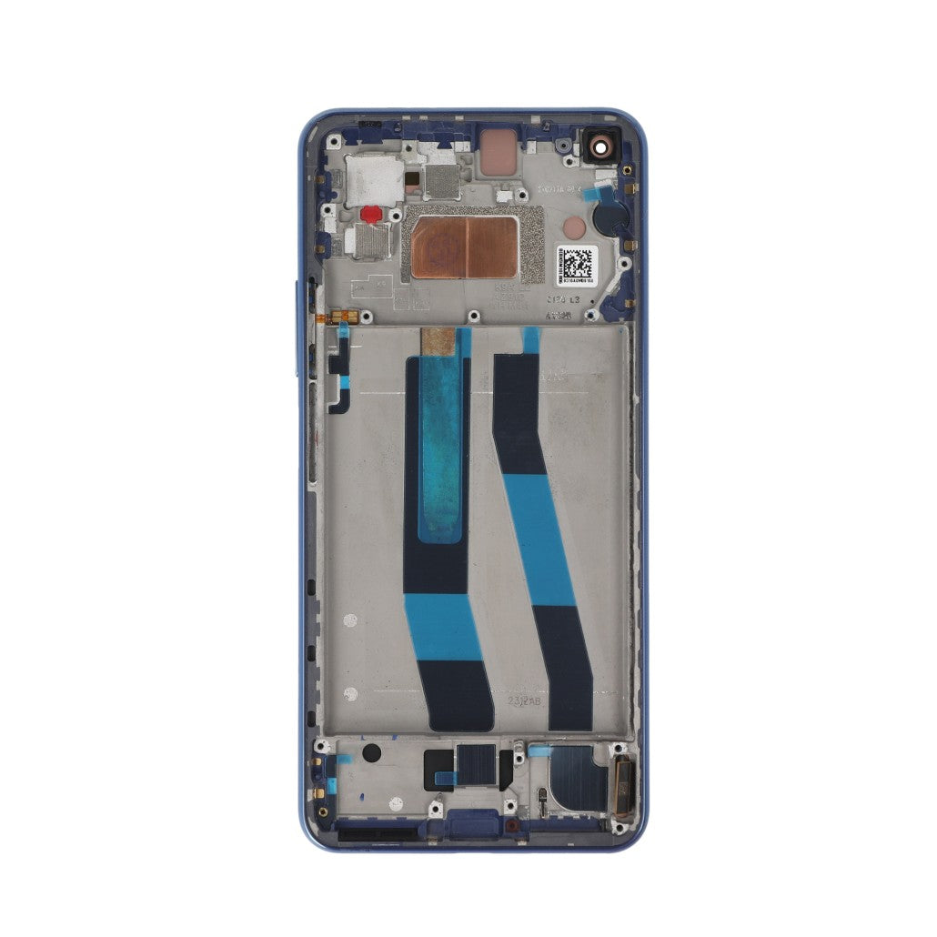 Xiaomi 11 Lite 5G NE Display And Digitizer With Frame Truffle Black Service Pack