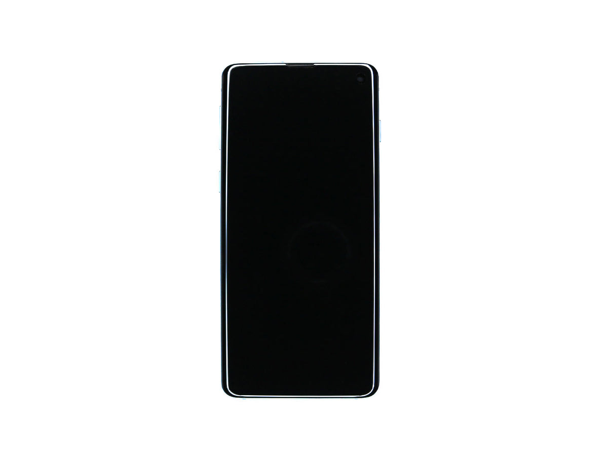 Samsung Galaxy S10 G973F Display And Digitizer With Frame Prism Blue Service Pack