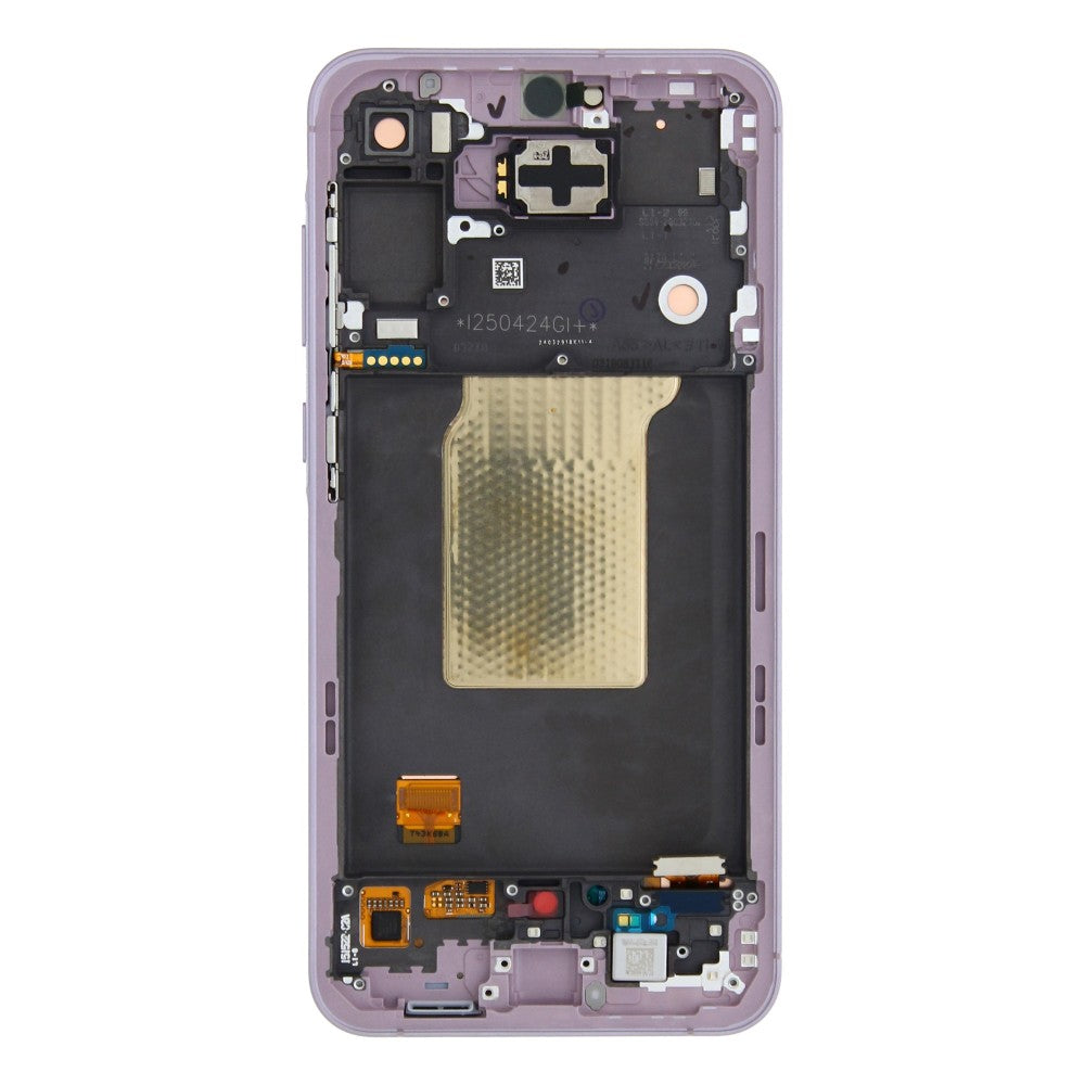 Samsung Galaxy A55 A556B Display And Digitizer With Frame Lilac Service Pack