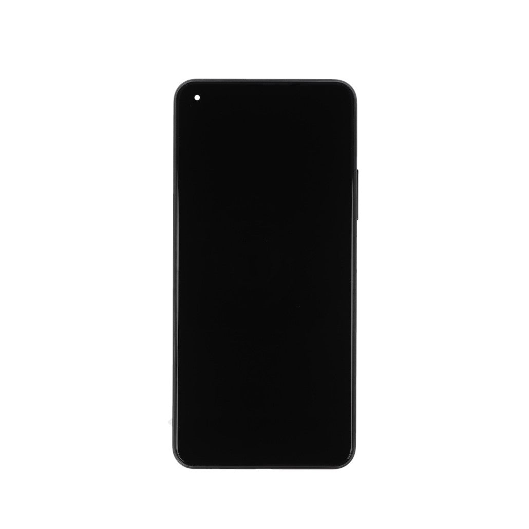Xiaomi Mi 11 Lite 5G Display And Digitizer With Frame Truffle Black Service Pack