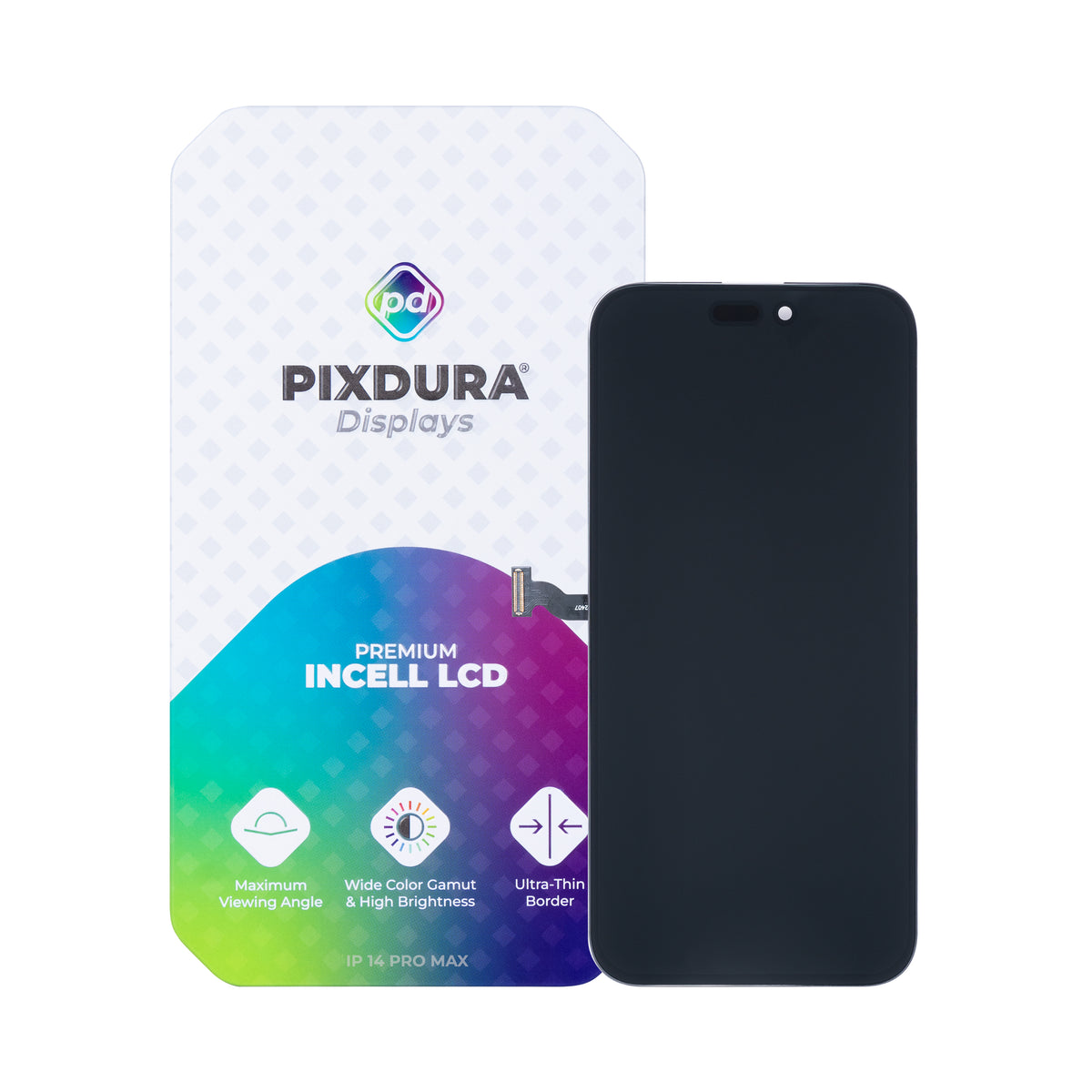 PIXDURA For iPhone 14 Pro Max Display And Digitizer In-Cell Premium (IC Removable)