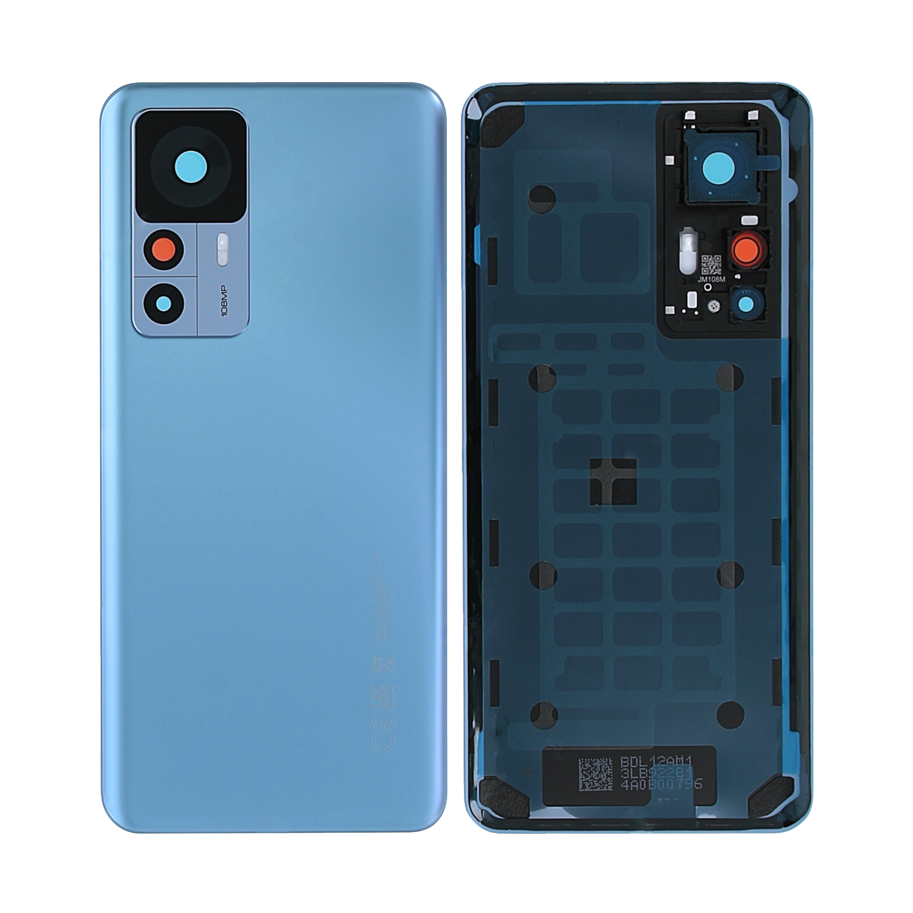 Xiaomi 12T Back Cover Blue With Lens Compatible