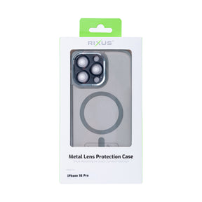 Rixus Classic 04 Case With MagSafe For iPhone 16 Pro Max Grey