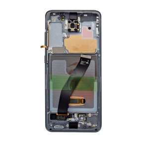 Samsung Galaxy S20 G980F, S20 5G G981F Display And Digitizer With Frame With Camera Cosmic Grey Service Pack