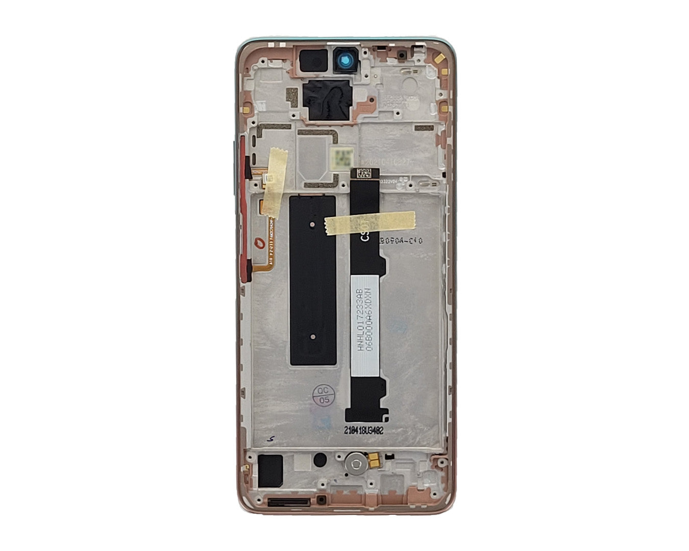 Xiaomi Mi 10T Lite 5G Display And Digitizer With Frame Rose Gold Beach Service Pack