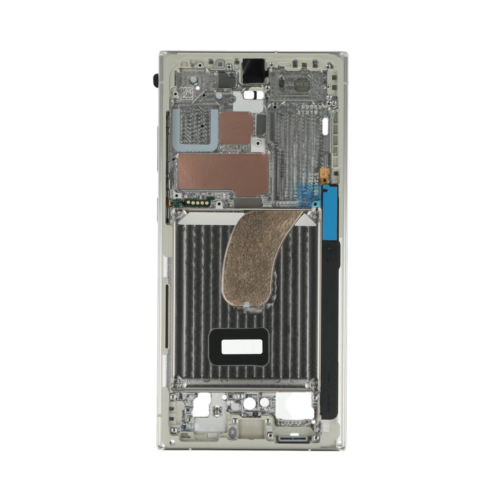 Samsung Galaxy S23 Ultra S918B Display Frame Cream Original