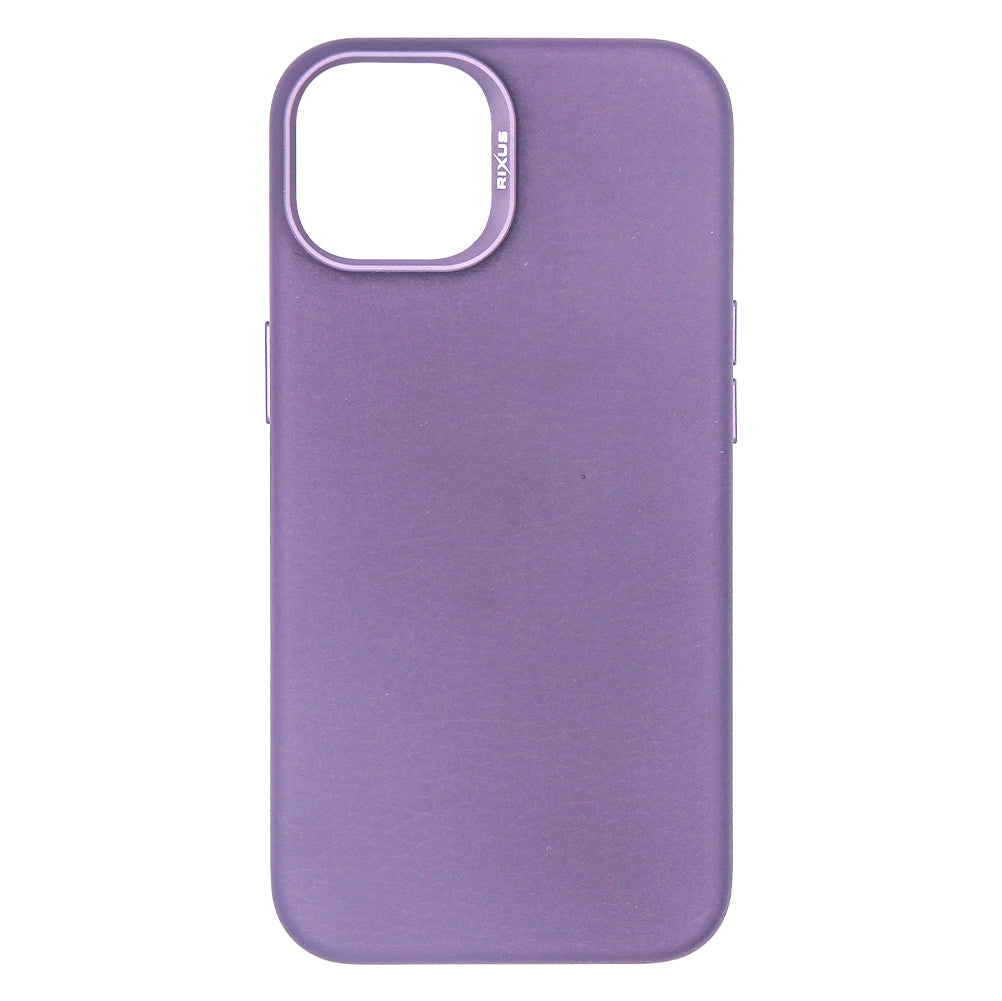 Rixus Classic 02 Case With MagSafe For iPhone 12,12 Pro Purple