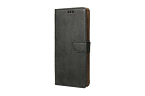 Rixus Bookcase For iPhone 15 Plus Black