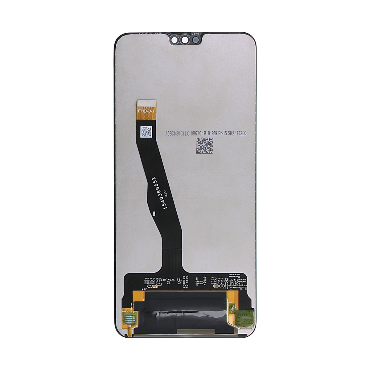 Huawei Honor 8X Display And Digitizer Without Frame Black OEM