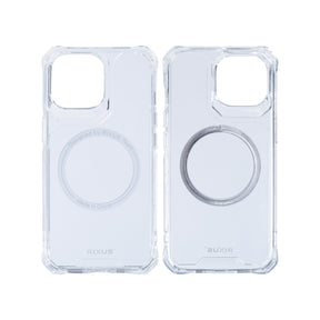 Rixus For iPhone 13 Pro Max Armor-X Anti Shock Case With MagSafe Transparent