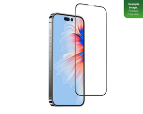 Rixus For iPhone 15 Plus Tempered Glass Curved Edge