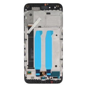 Xiaomi Mi A1 Display and Digitizer with Frame Black Service Pack