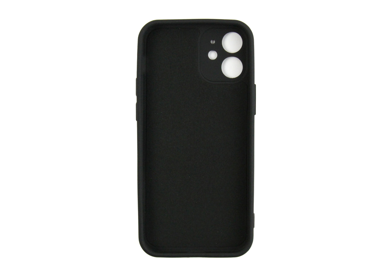 Rixus For iPhone 12 Mini Soft TPU Phone Case Black