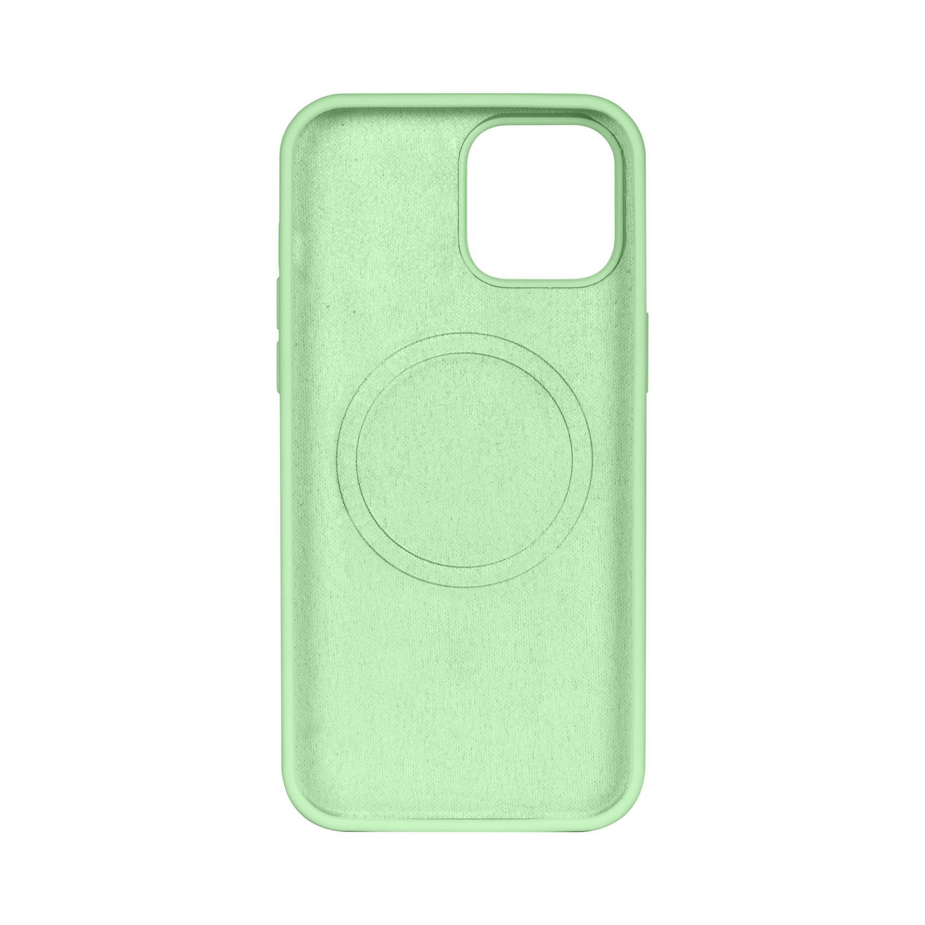 Rixus For iPhone 12 Mini Soft TPU Phone Case With MagSafe Matcha