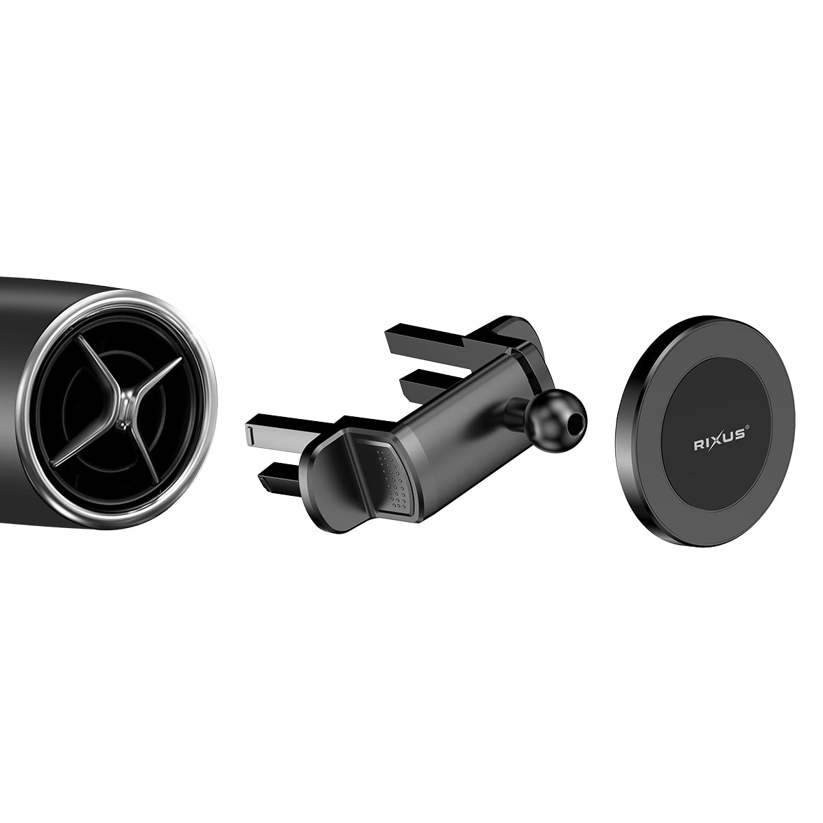 Rixus RXHM33 Universal Magnetic Car Vent Holder Black