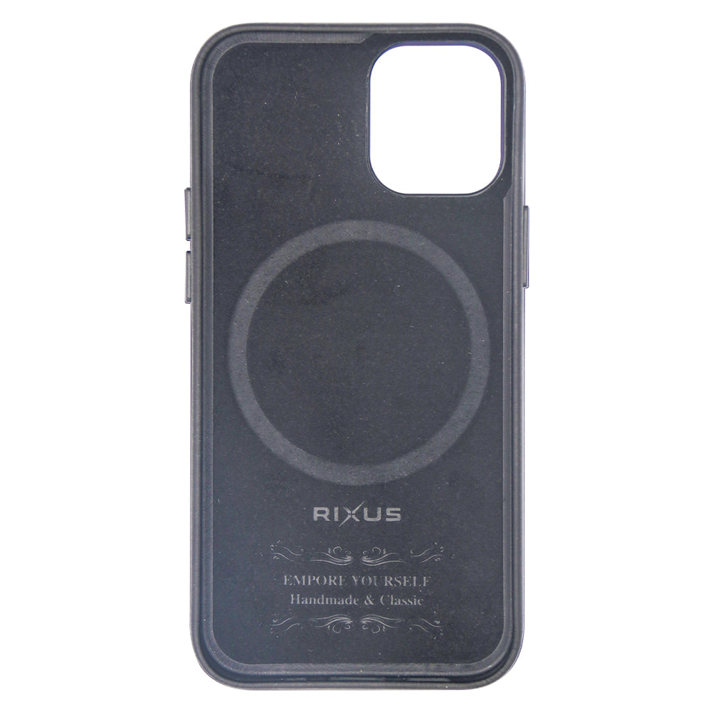 Rixus Classic 02 Case With MagSafe For iPhone 13 Mini Black